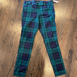 NWT Old Navy Plaid Trousers